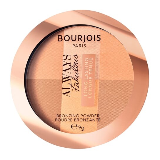 Универсальный сияющий бронзатор 001 Medium, 9г Bourjois, Always Fabulous Bronzing Powder
Универсальный сияющий бронзатор 001 Medium, 9г Bourjois, Always Fabulous Bronzing Powder