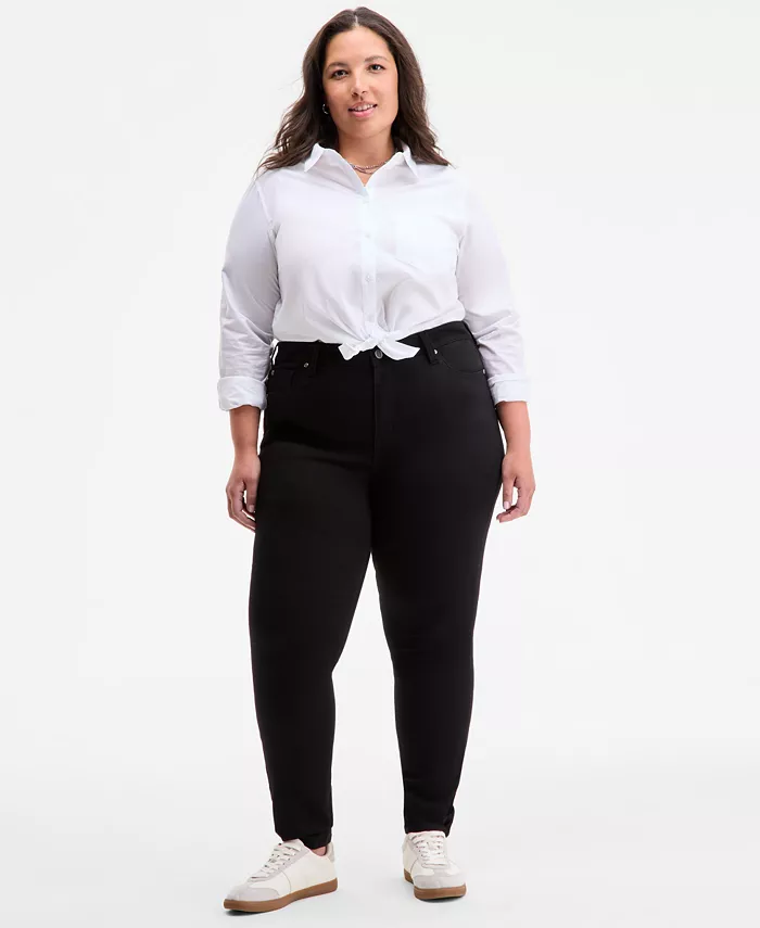 Модные джинсы-скинни больших размеров со средней посадкой On 34th, черный
Модные джинсы-скинни больших размеров со средней посадкой On 34th, черный