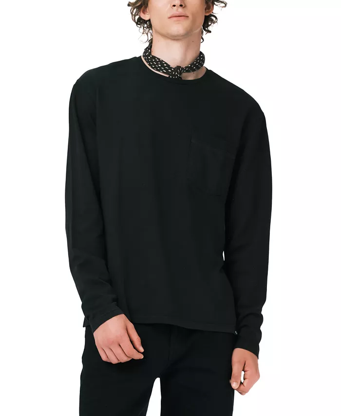 Мужская футболка Kade с длинным рукавом и круглым вырезом Buffalo David Bitton, черный 
Мужская футболка Kade с длинным рукавом и круглым вырезом Buffalo David Bitton, черный