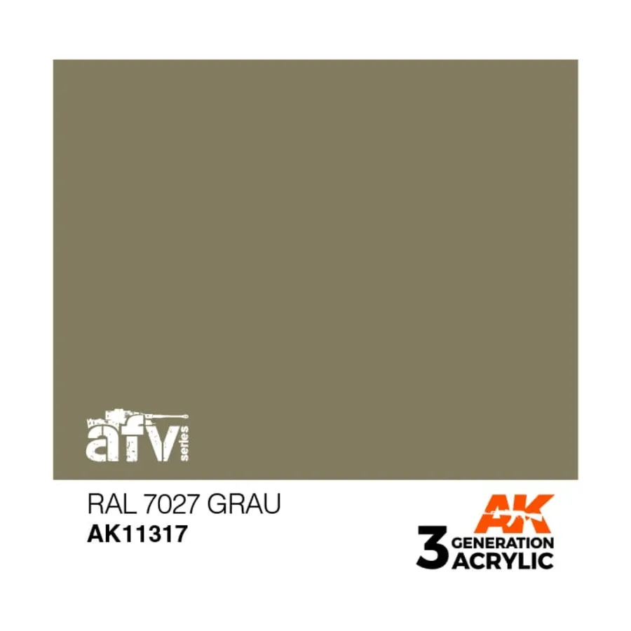 RAL 7027 Грау, 3rd Gen Acrylic - AFV
RAL 7027 Грау, 3rd Gen Acrylic - AFV