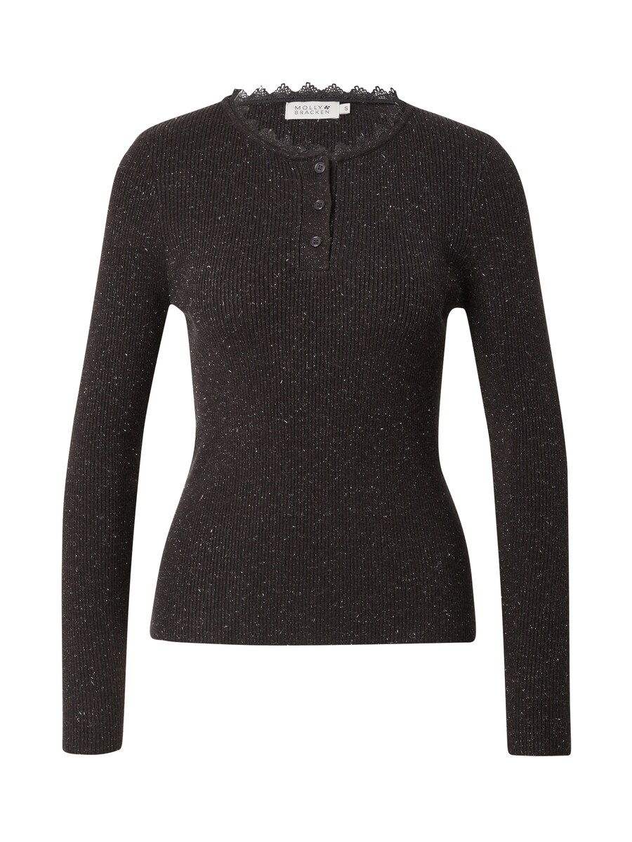 Тонкий вязаный свитер Molly BRACKEN Sweater, черный 
Тонкий вязаный свитер Molly BRACKEN Sweater, черный
