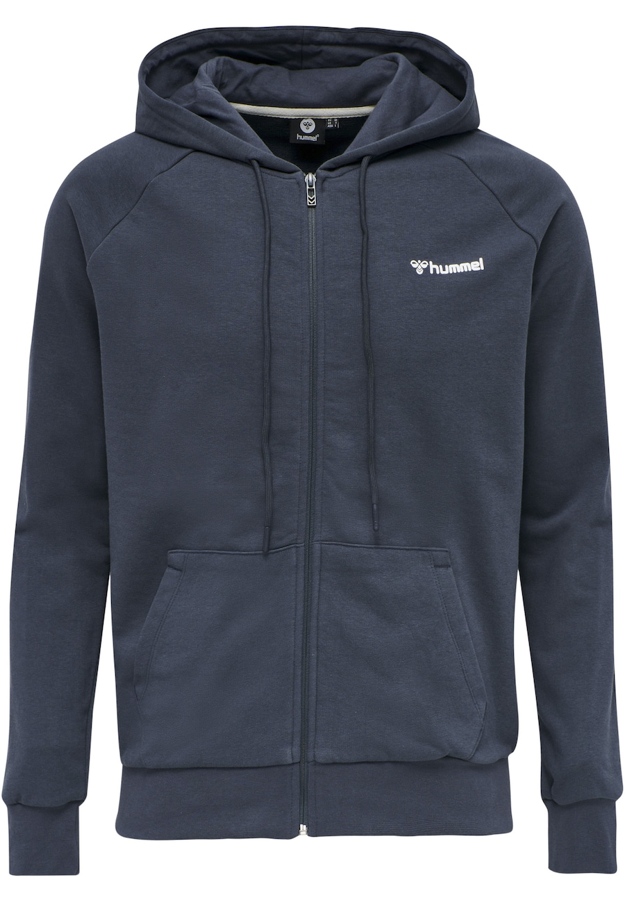 Спортивная толстовка с капюшоном на молнии Hummel, темно-синий
Спортивная толстовка с капюшоном на молнии Hummel, темно-синий