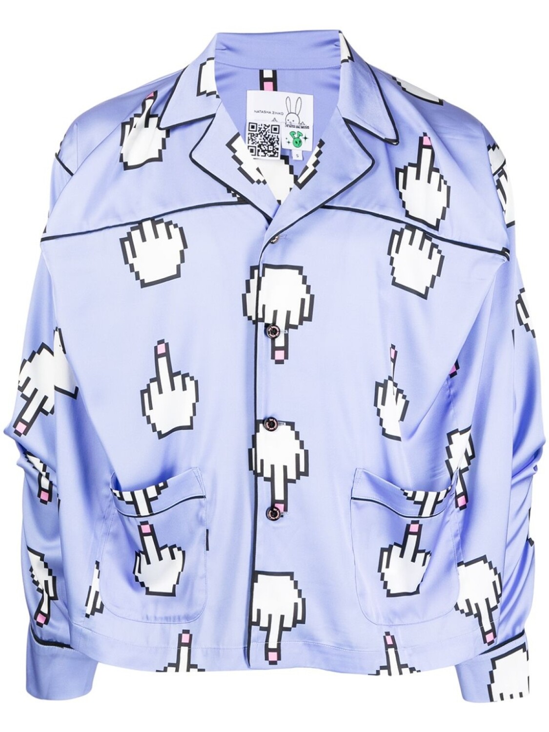 Рубашка с принтом Natasha Zinko, фиолетовый
Рубашка с принтом Natasha Zinko, фиолетовый