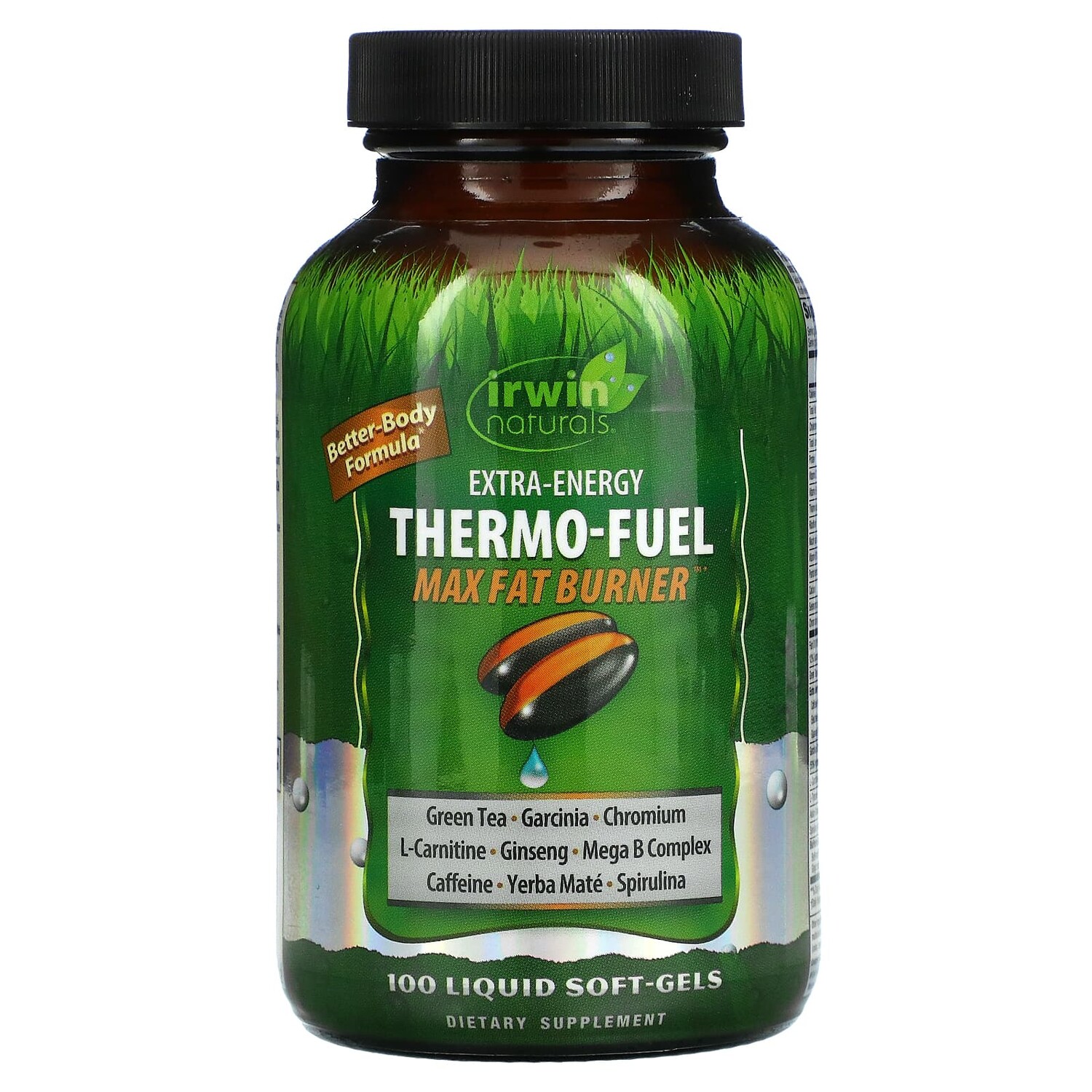 Irwin Naturals Высокоэнергетический сжигатель жира Thermo-Fuel Max 100 софтгелей