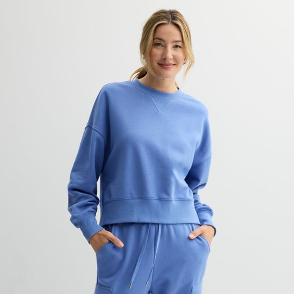 Женский свободный свитшот с круглым вырезом Sonoma Goods For Life, цвет pandora river
Женский свободный свитшот с круглым вырезом Sonoma Goods For Life, цвет pandora river