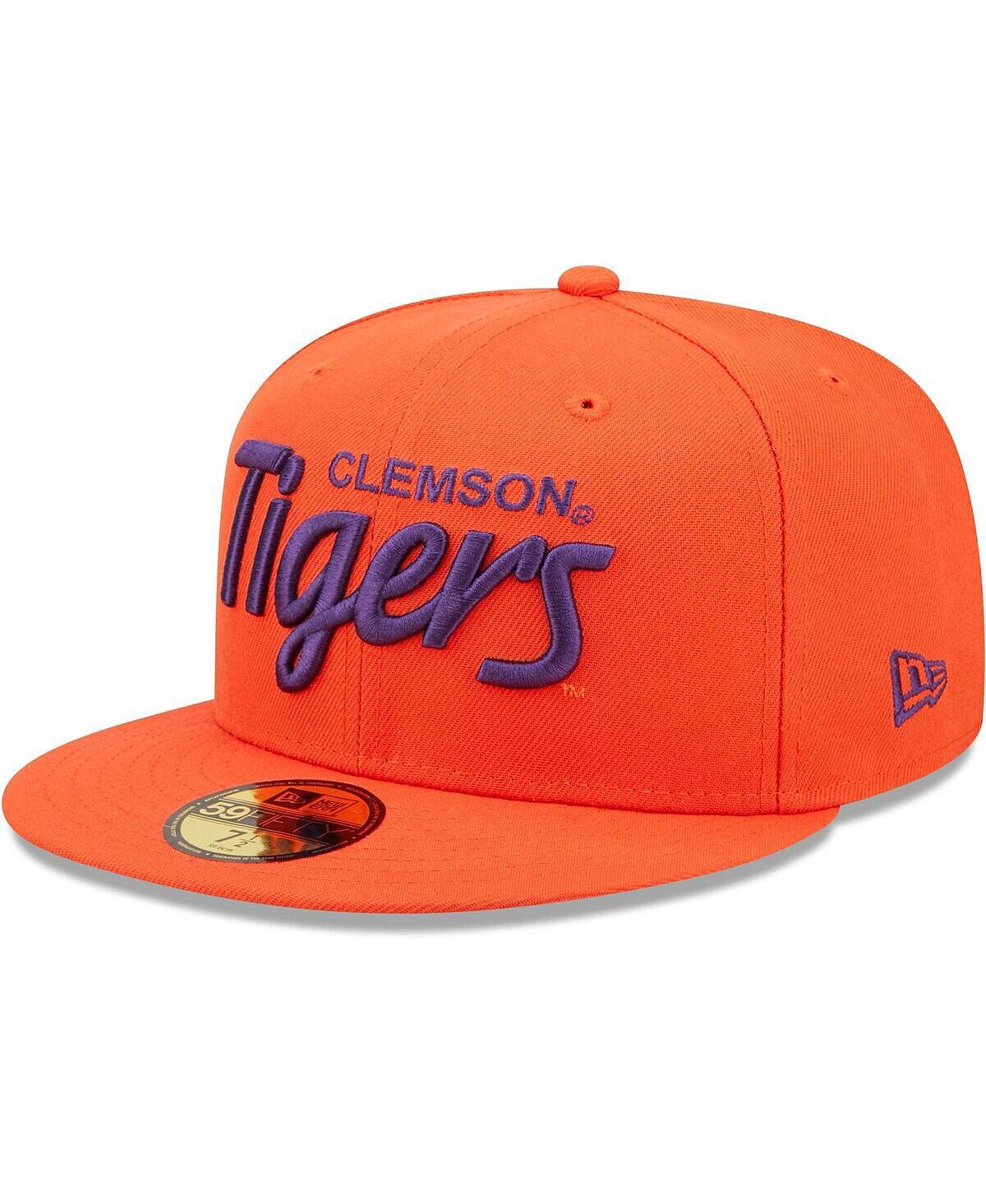 Мужская оранжевая приталенная шляпа Clemson Tigers Griswold 59FIFTY New Era 
Мужская оранжевая приталенная шляпа Clemson Tigers Griswold 59FIFTY New Era