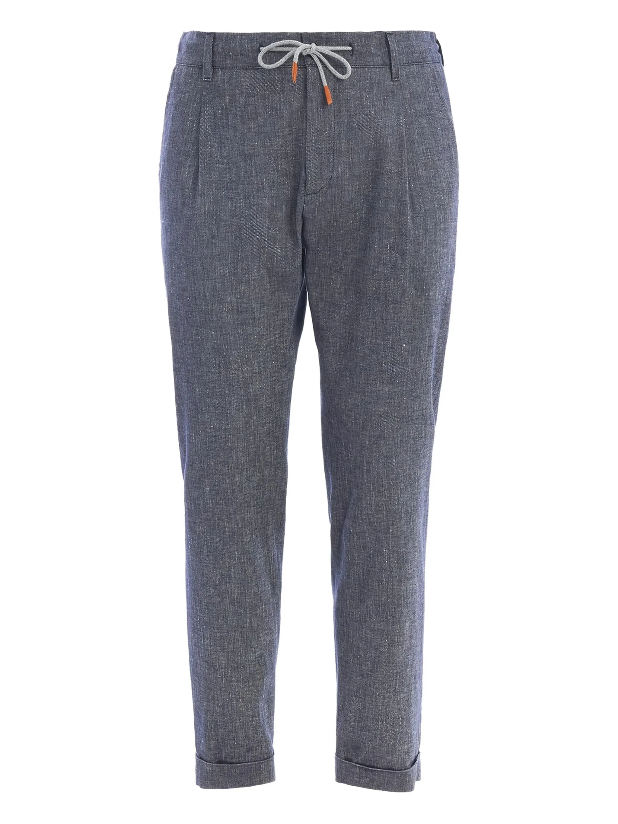 Брюки с кулиской и складками Eleventy, синий
Брюки с кулиской и складками Eleventy, синий