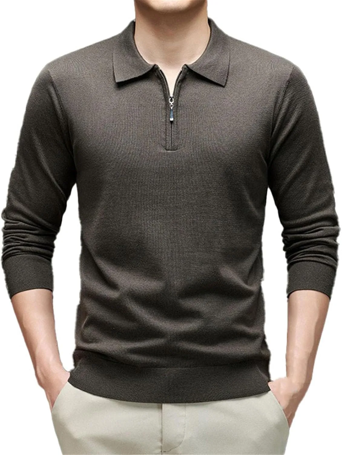 Мужской свитер из шерсти с длинным рукавом CXLCZNKG
Мужской свитер из шерсти с длинным рукавом CXLCZNKG