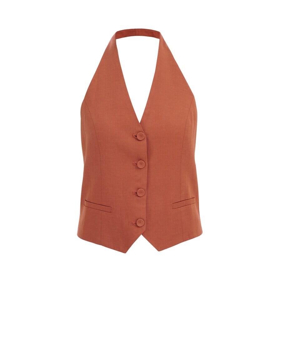 Жилет We Fashion, коричневый
Жилет We Fashion, коричневый