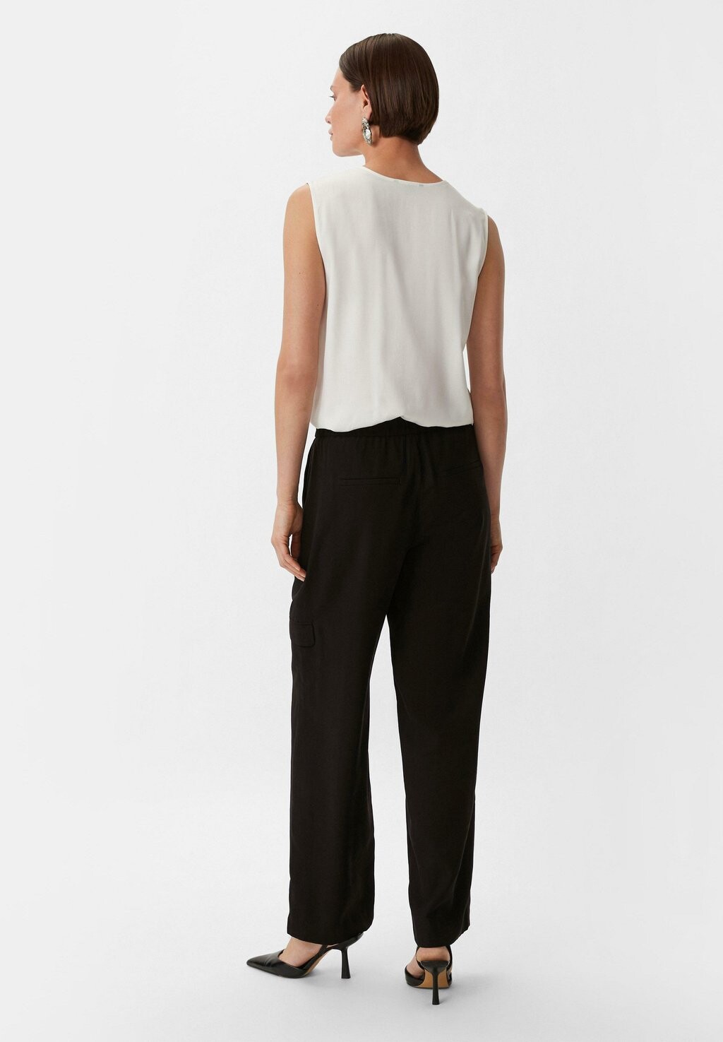 Брюки карго REGULAR AUS MIX comma, черный 
Брюки карго REGULAR AUS MIX comma, черный