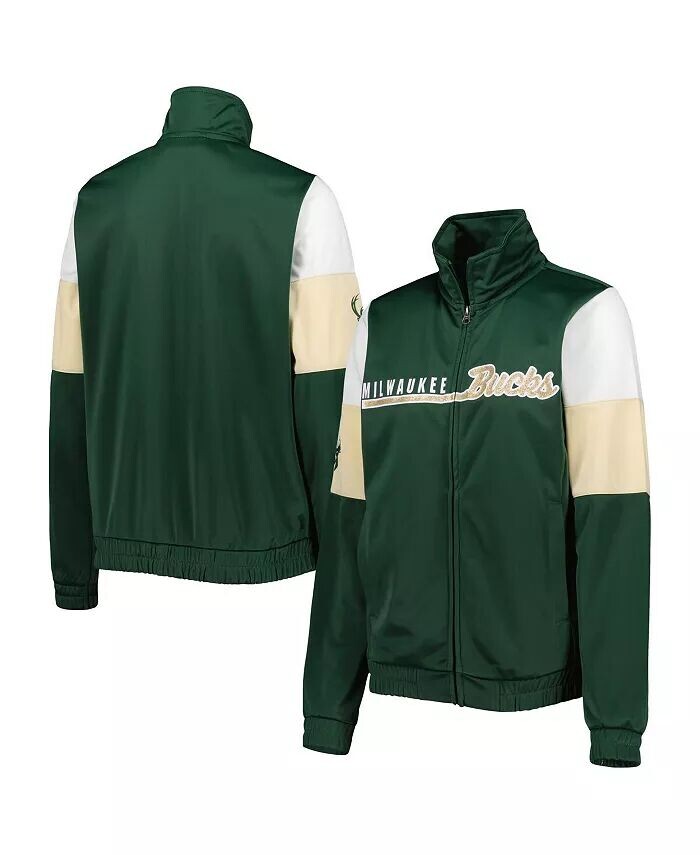 Женская спортивная куртка с молнией во всю длину Hunter Green Milwaukee Bucks Change Up G-Iii 4Her By Carl Banks
Женская спортивная куртка с молнией во всю длину Hunter Green Milwaukee Bucks Change Up G-Iii 4Her By Carl Banks