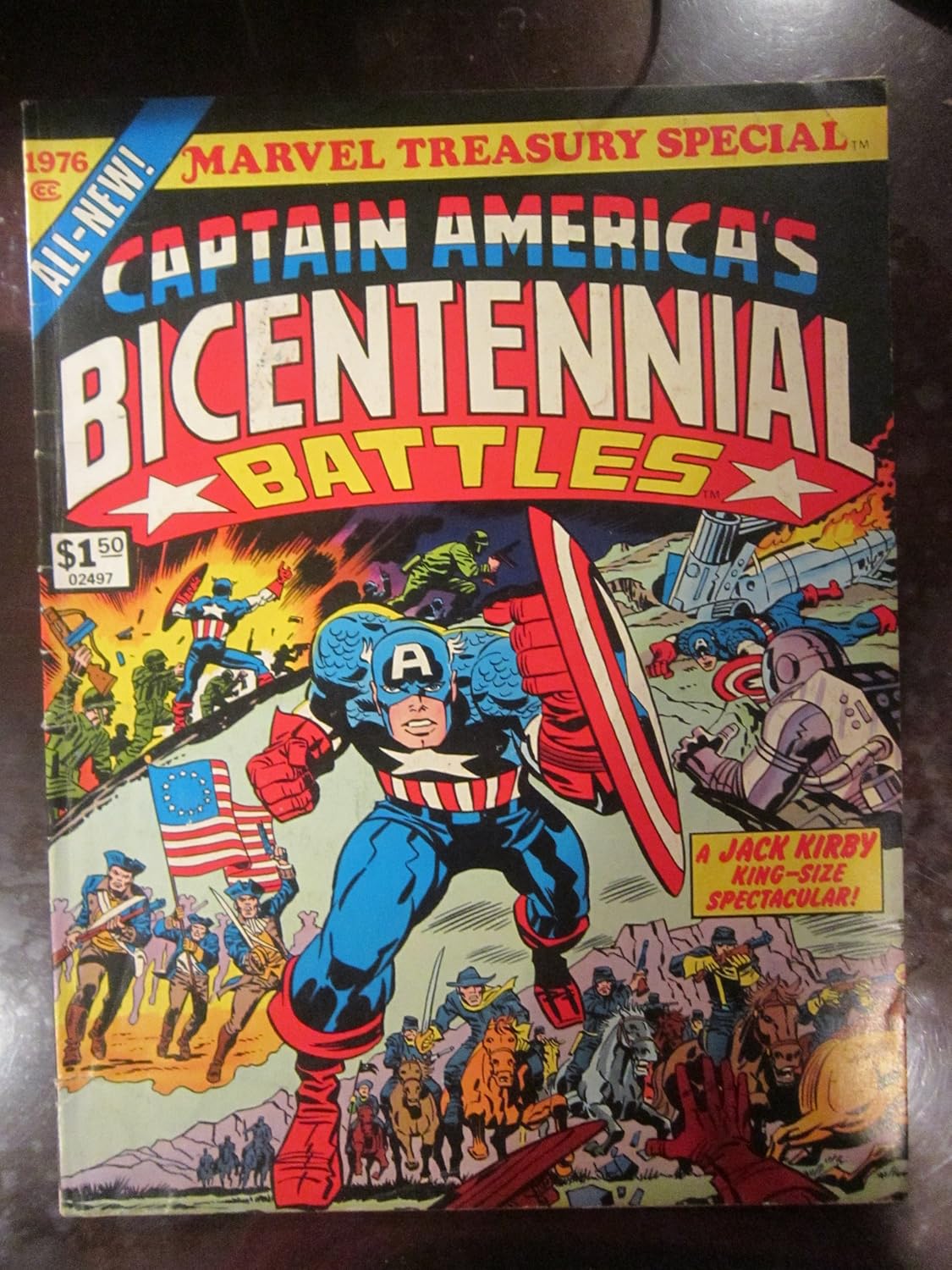 Marvel Treasury Special Featuring Captain America's Bicentennial Battles (Marvel Treasury Edition) (Marvel Comics Group)
Marvel Treasury Special Featuring Captain America's Bicentennial Battles (Marvel Treasury Edition) (Marvel Comics Group)