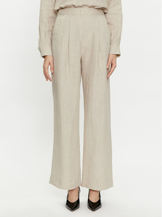 Тканевые брюки свободного кроя Marella, экрю
Тканевые брюки свободного кроя Marella, экрю