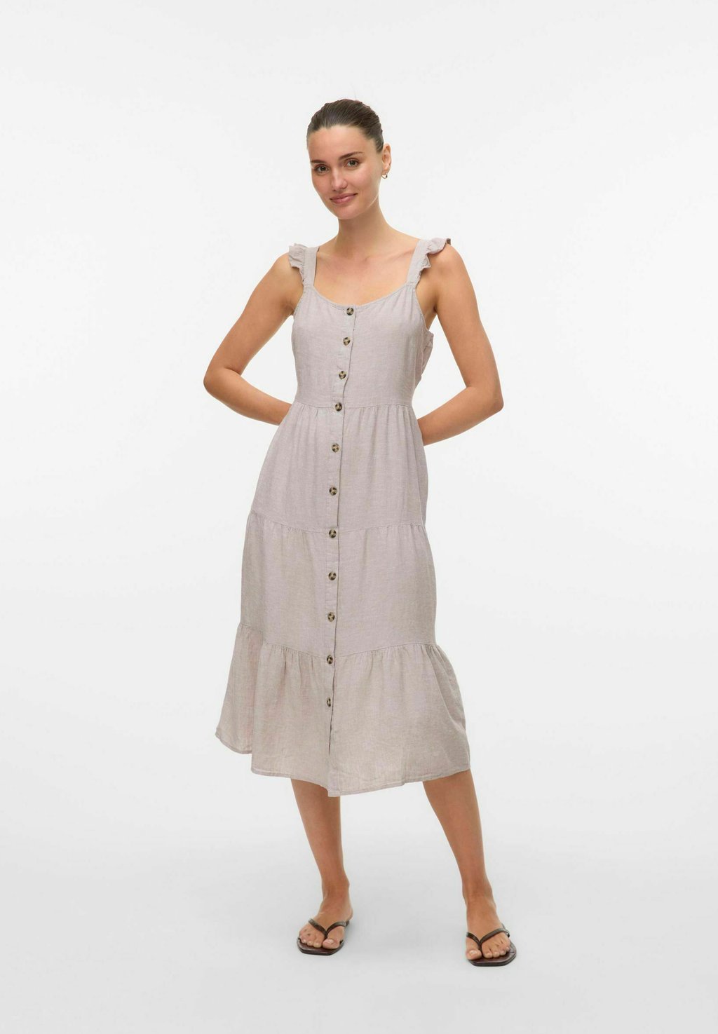 Платье-рубашка LINN MIDI Vero Moda, бежевый
Платье-рубашка LINN MIDI Vero Moda, бежевый