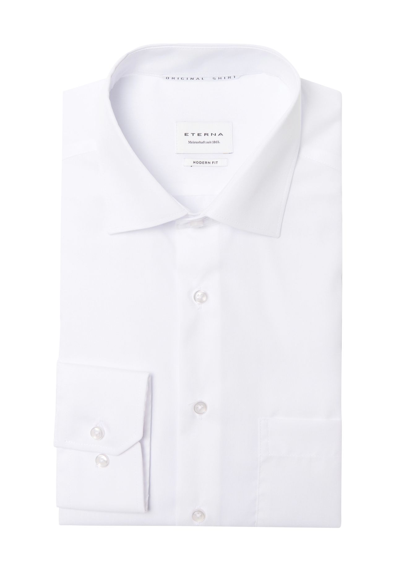 Деловая рубашка Original Shirt, современный крой, нагрудный карман, мужская ETERNA, белый
Деловая рубашка Original Shirt, современный крой, нагрудный карман, мужская ETERNA, белый