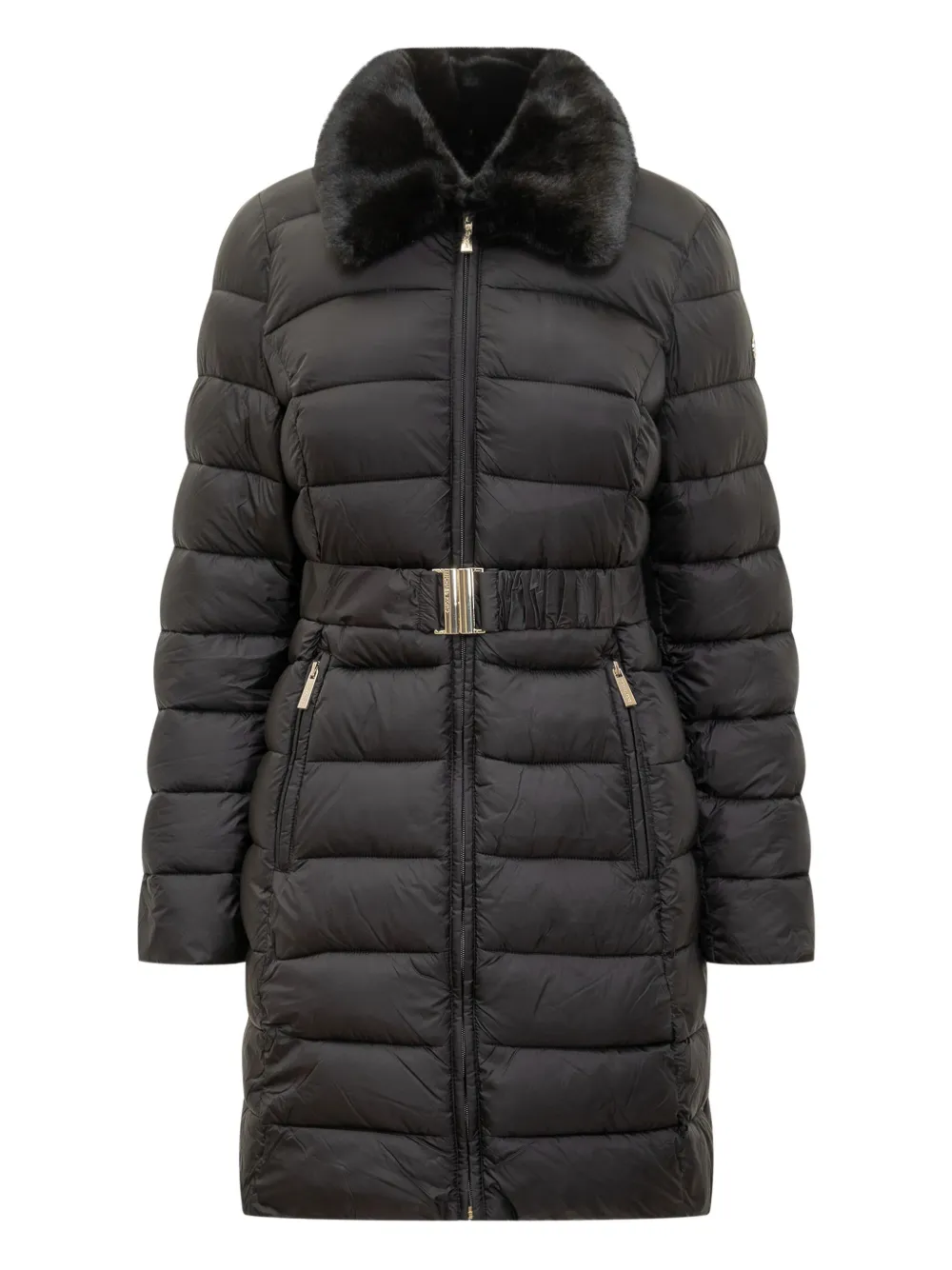 Удлиненная куртка с поясом и отделкой Michael Michael Kors, черный
Удлиненная куртка с поясом и отделкой Michael Michael Kors, черный