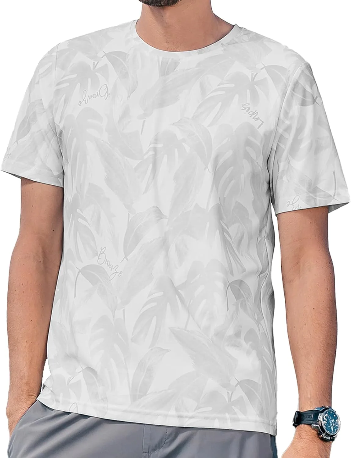 Мужская футболка с коротким рукавом в полоску ZVX
Мужская футболка с коротким рукавом в полоску ZVX