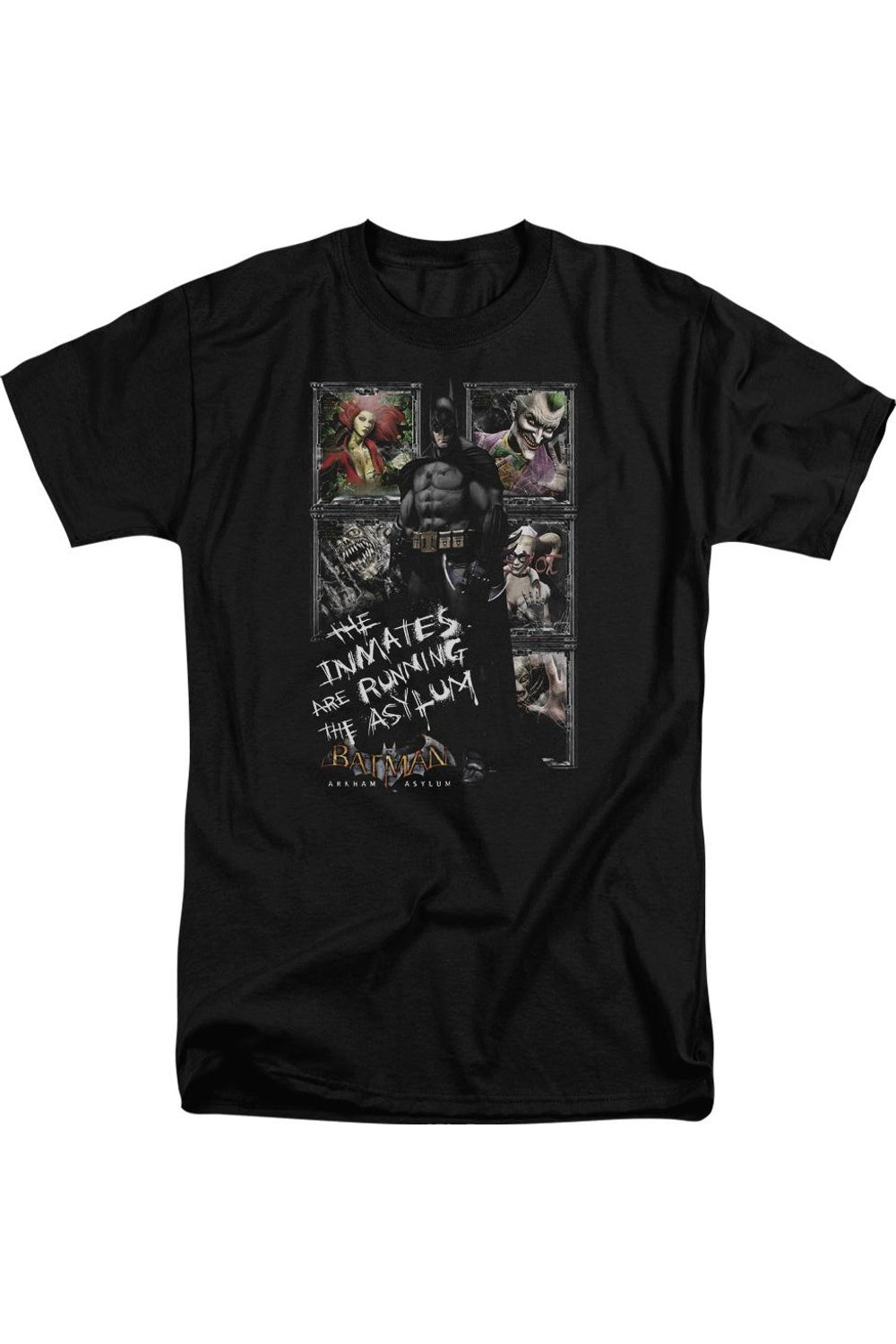 Футболка с коротким рукавом для взрослых Batman Arkham Asylum Running The Asylum Gildan, черный
Футболка с коротким рукавом для взрослых Batman Arkham Asylum Running The Asylum Gildan, черный