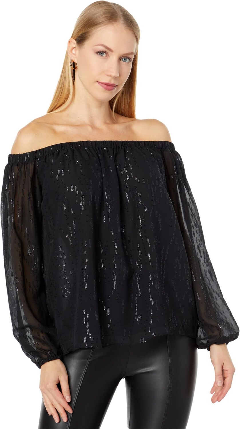 Эмили с длинным рукавом и открытыми плечами Lilly Pulitzer, цвет Onyx Fish Clip Chiffon
Эмили с длинным рукавом и открытыми плечами Lilly Pulitzer, цвет Onyx Fish Clip Chiffon