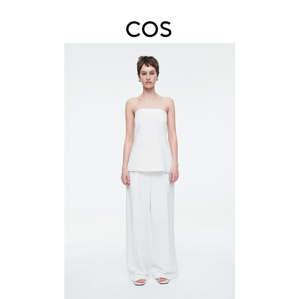 Женские повседневные брюки Cos смешанного кроя, белый
Женские повседневные брюки Cos смешанного кроя, белый