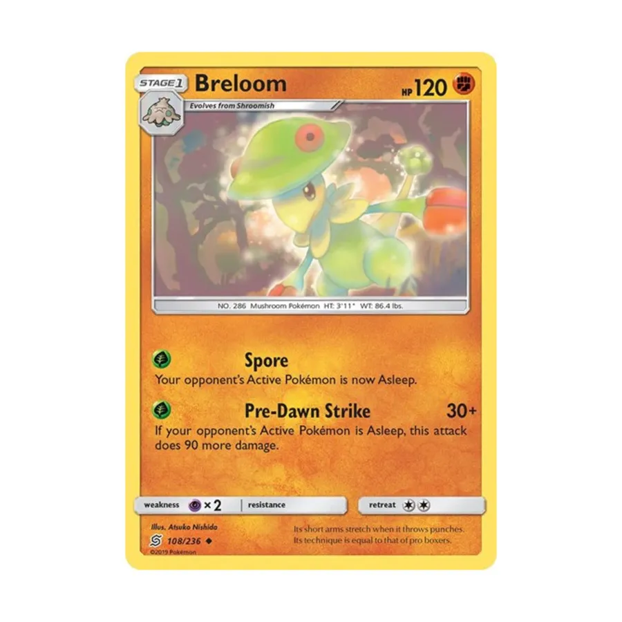 CCG Брелум (U) № 108/236, Pokemon - SM - Unified Minds - Singles
CCG Брелум (U) № 108/236, Pokemon - SM - Unified Minds - Singles