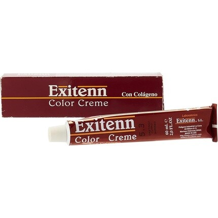 Color Creme 5.3 Коричневый Прозрачный Золотой 60мл, Exitenn
Color Creme 5.3 Коричневый Прозрачный Золотой 60мл, Exitenn