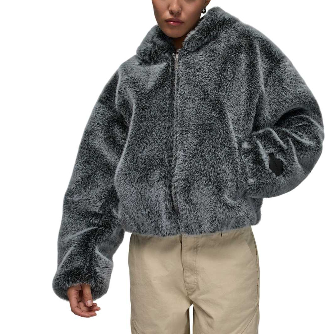 Куртка с бархатистой текстурой Women's Jordan, серый
Куртка с бархатистой текстурой Women's Jordan, серый