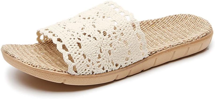 Тапочки HSQMA для женщин Мода Унисекс льняные пляжные туфли, Противоскользящие тапочки для летних женщин Сандалии, шлепанцы, впитывающие пот и дышащие тапочки Сандалии с открытыми носками, бежевый
Тапочки HSQMA для женщин Мода Унисекс льняные пляжные туфли, Противоскользящие тапочки для летних женщин Сандалии, шлепанцы, впитывающие пот и дышащие тапочки Сандалии с открытыми носками, бежевый