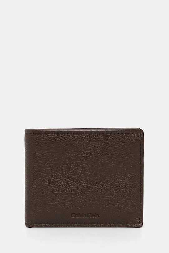 Кожаный кошелек Calvin Klein, коричневый
Кожаный кошелек Calvin Klein, коричневый