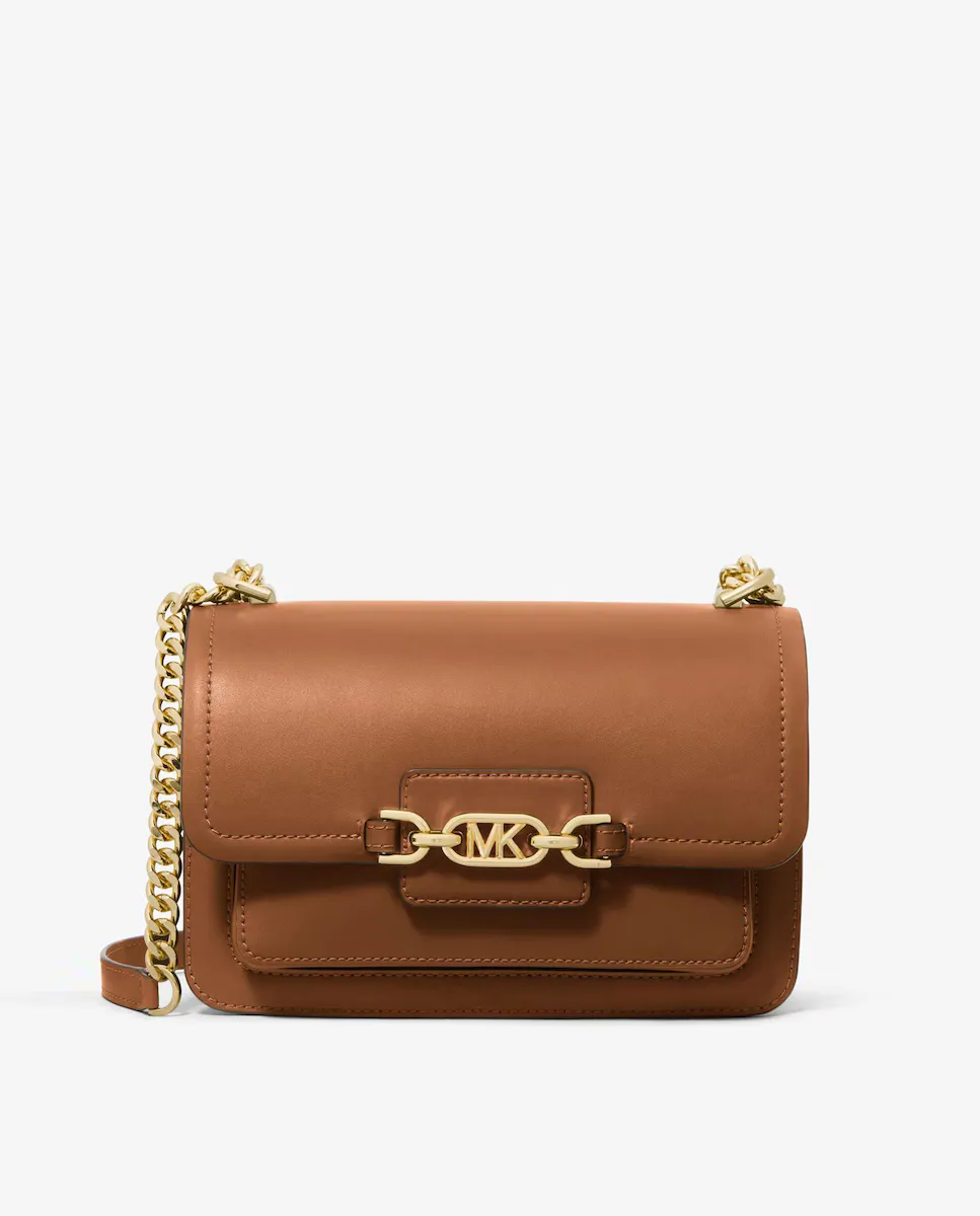 Сумка через плечо из кожи вереска с двойными ручками-цепочками Michael Michael Kors, коричневый
Сумка через плечо из кожи вереска с двойными ручками-цепочками Michael Michael Kors, коричневый