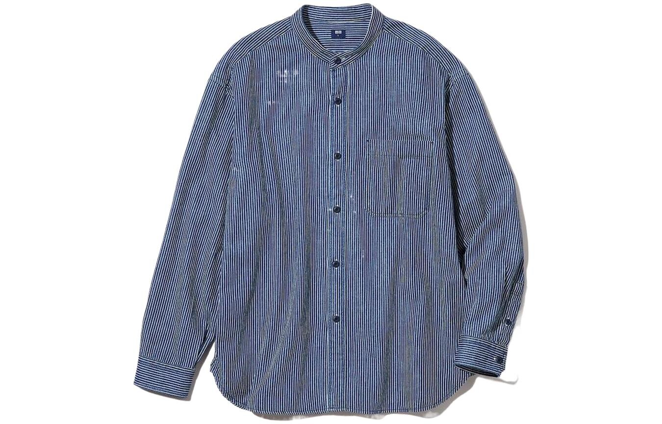 Рубашка мужская королевского синего цвета Uniqlo, синий
Рубашка мужская королевского синего цвета Uniqlo, синий