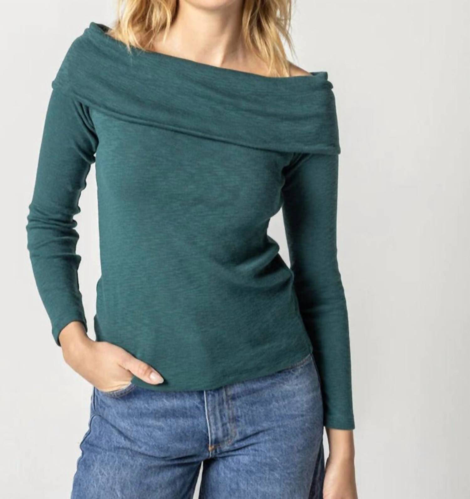 Топ с открытыми плечами в Эверглейд Lilla P, цвет everglade
Топ с открытыми плечами в Эверглейд Lilla P, цвет everglade