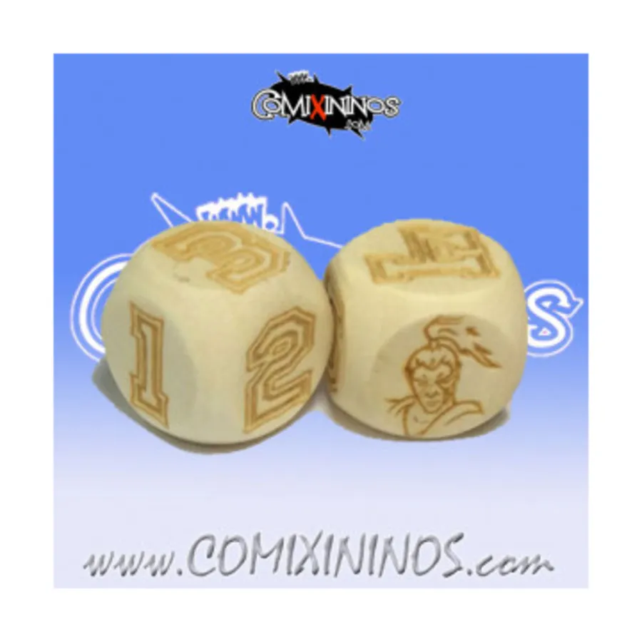 Набор из 2 кубиков лесных эльфов с цифрами, Fantasy Football Miniatures - Wooden Dice (20mm)
Набор из 2 кубиков лесных эльфов с цифрами, Fantasy Football Miniatures - Wooden Dice (20mm)