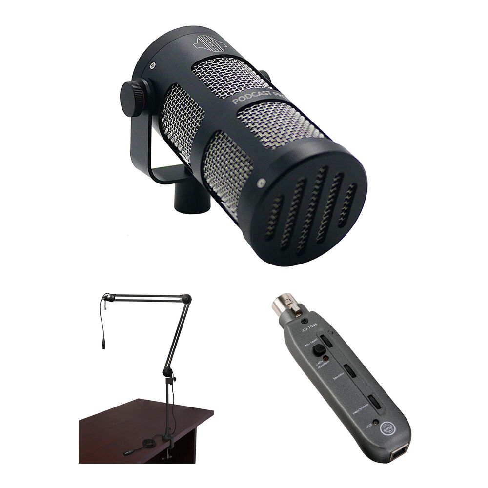 Комплект Sontronics PODCAST PRO с микрофоном, штативом и аудиоинтерфейсом (черный)
Комплект Sontronics PODCAST PRO с микрофоном, штативом и аудиоинтерфейсом (черный)