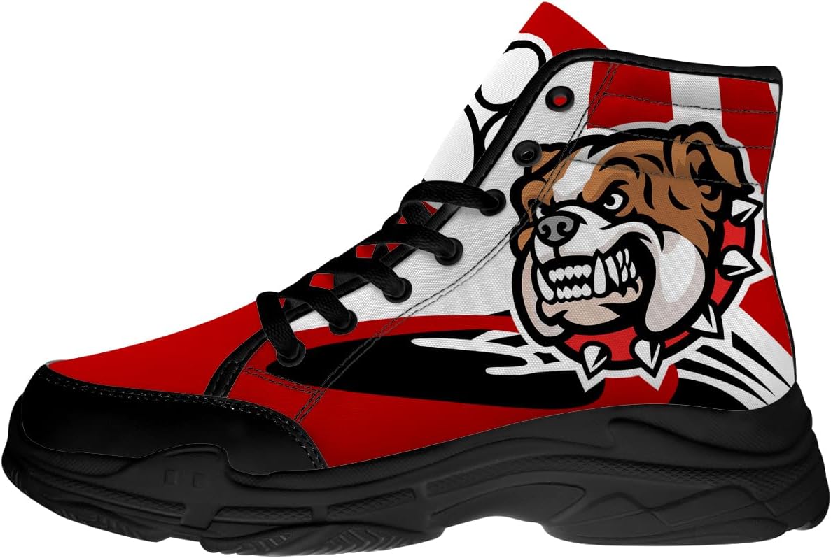 Кеды-бульдог на высокой подошве для мужчин, шнурованные кеды на платформе из канвы, подарки для него и для нее Generic, красный
Кеды-бульдог на высокой подошве для мужчин, шнурованные кеды на платформе из канвы, подарки для него и для нее Generic, красный