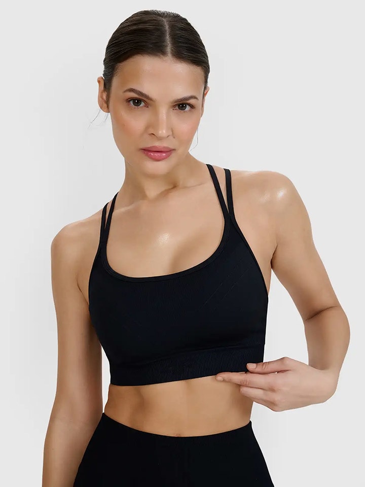 Спортивный бюстгальтер 4F, черный
Спортивный бюстгальтер 4F, черный