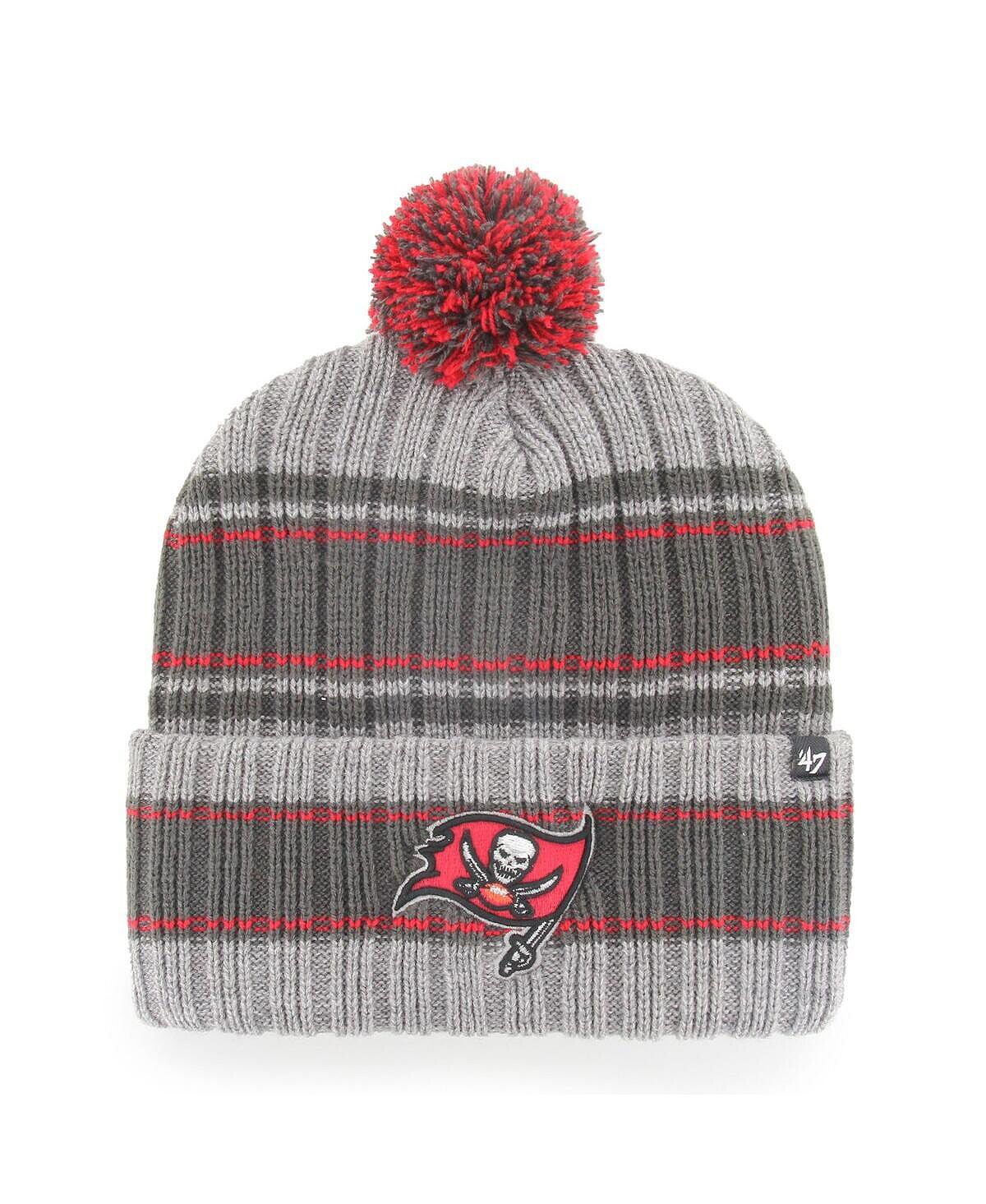 Мужская графитовая вязаная шапка Tampa Bay Buccaneers Rexford с манжетами и помпоном '47 Brand
Мужская графитовая вязаная шапка Tampa Bay Buccaneers Rexford с манжетами и помпоном '47 Brand