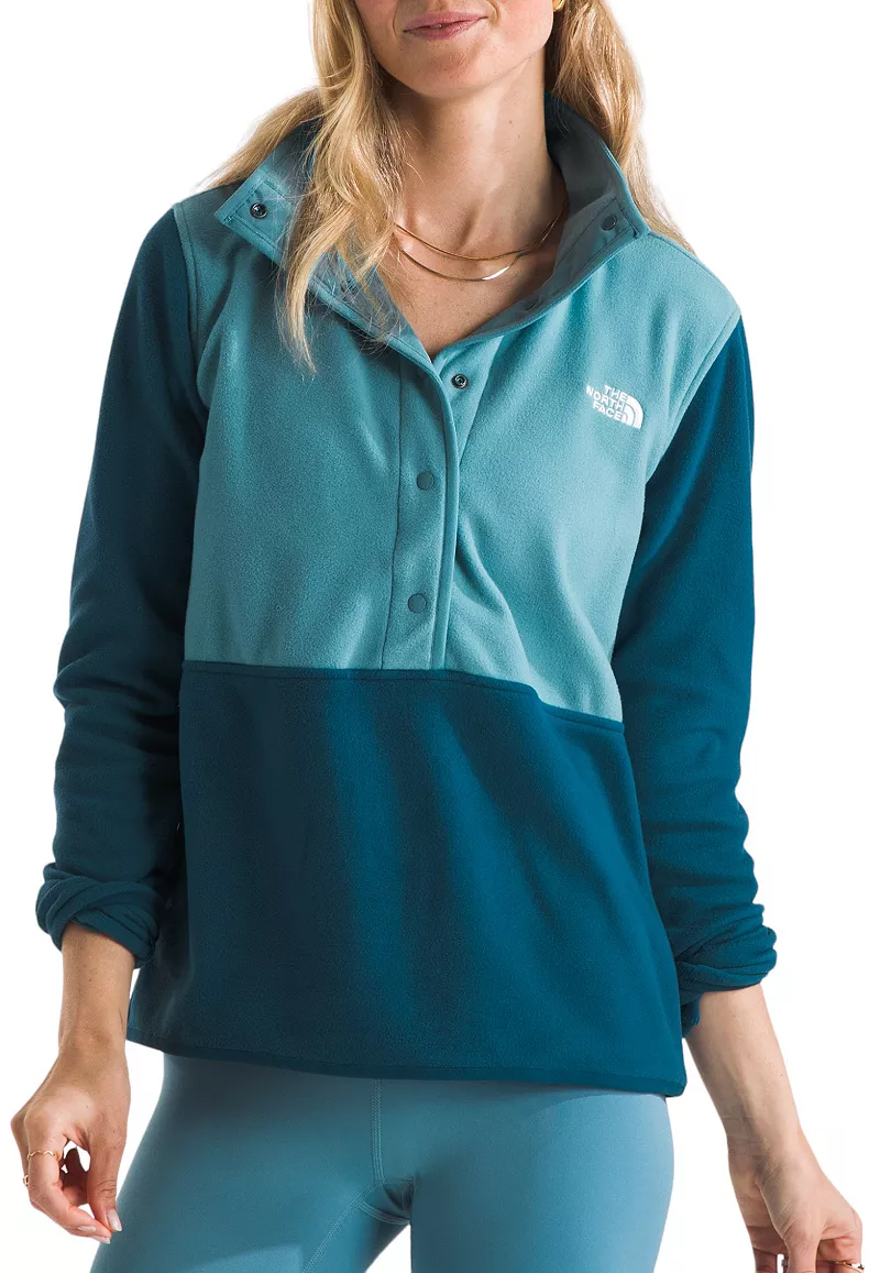 Женский флисовый пуловер с застежкой 1/2 The North Face Glacier Fleece, цвет Midnight Petrol/Algae Blu
Женский флисовый пуловер с застежкой 1/2 The North Face Glacier Fleece, цвет Midnight Petrol/Algae Blu