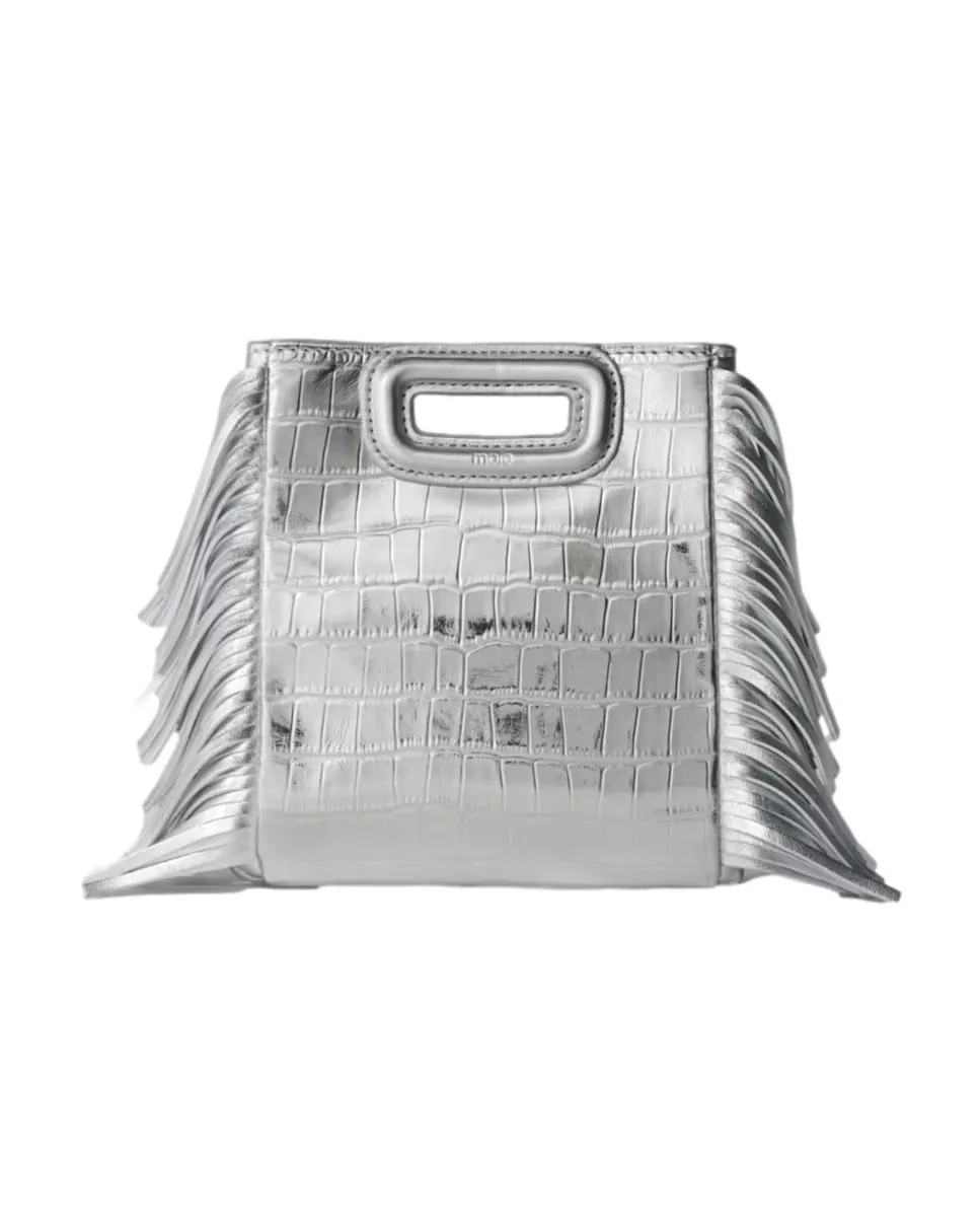 Сумочка M Mini из кожи крокодила Maje, серебряный, Серебристый, Сумочка M Mini из кожи крокодила Maje, серебряный
Сумочка M Mini из кожи крокодила Maje, серебряный, Серебристый, Сумочка M Mini из кожи крокодила Maje, серебряный