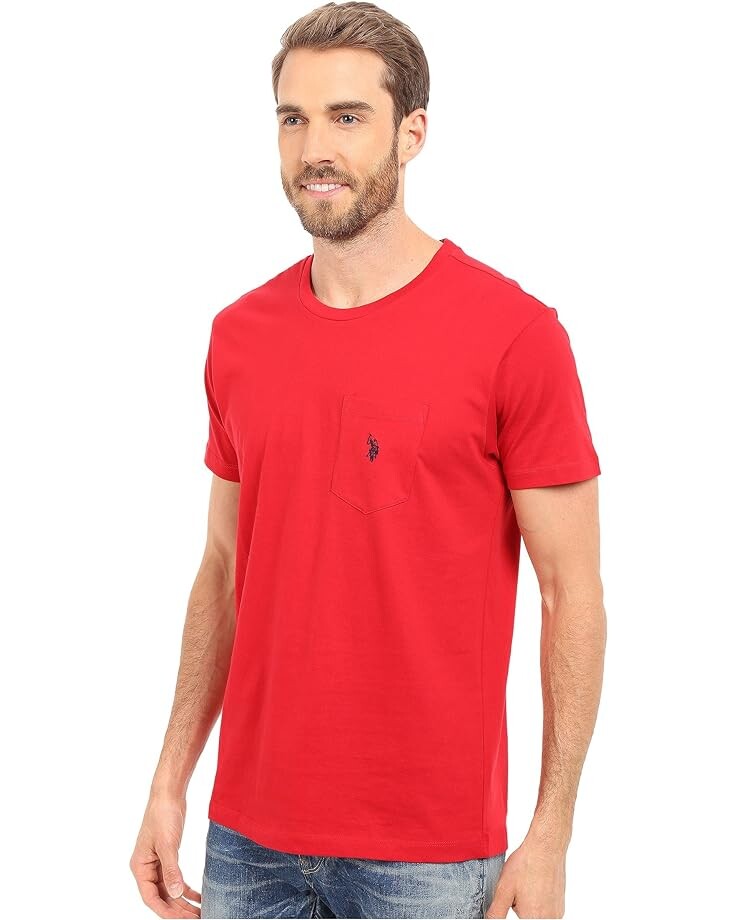 Футболка U.S. POLO ASSN. Solid Crew Neck Pocket T-Shirt, цвет Engine Red
Футболка U.S. POLO ASSN. Solid Crew Neck Pocket T-Shirt, цвет Engine Red