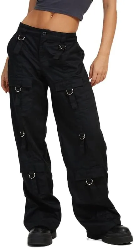 Женские винтажные карго штаны с низкой посадкой Argeousgor
Женские винтажные карго штаны с низкой посадкой Argeousgor