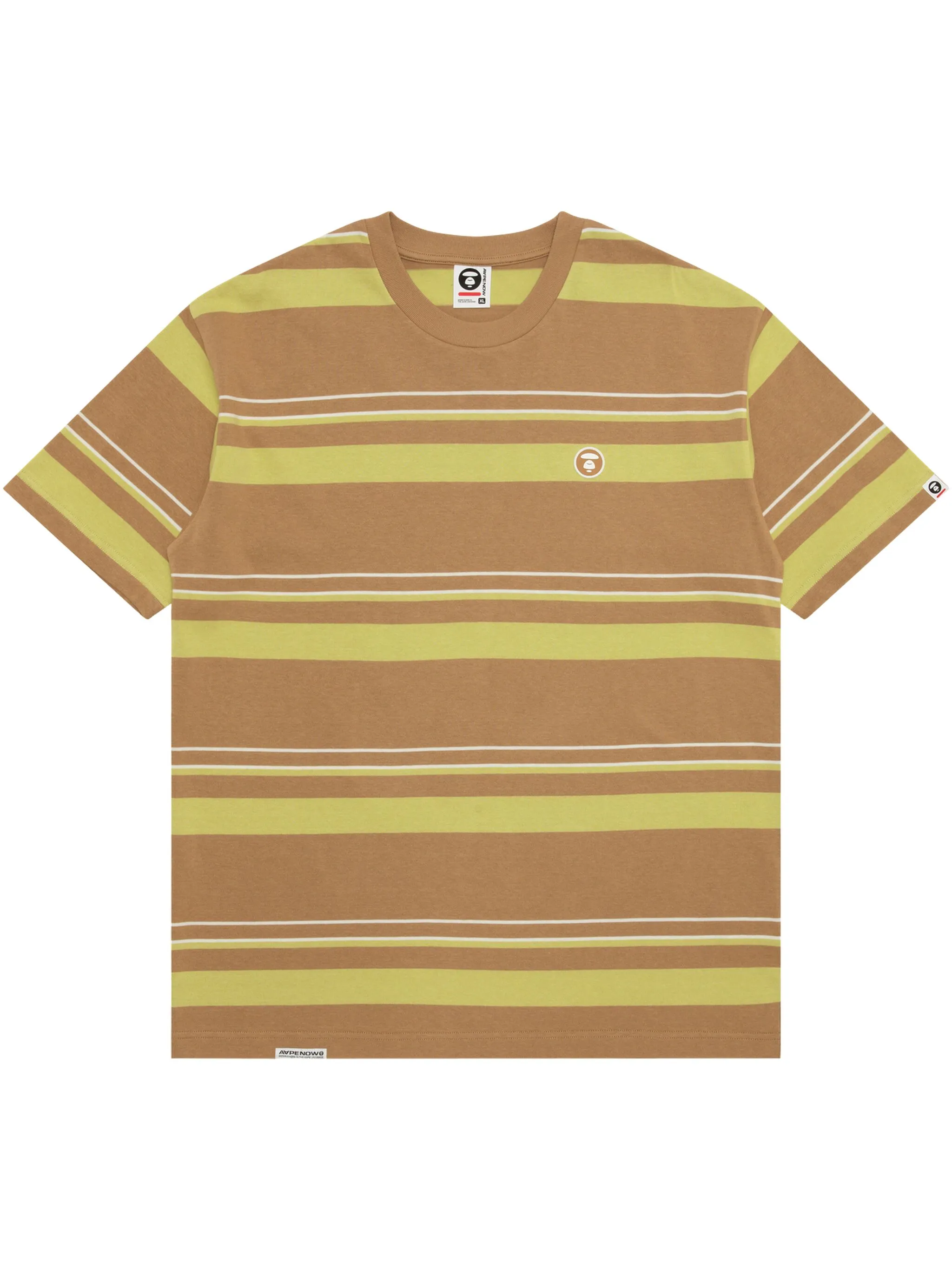 Футболка в полоску Aape By A Bathing Ape, бежевый
Футболка в полоску Aape By A Bathing Ape, бежевый