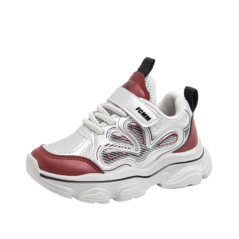 Нескользящие износостойкие низкие повседневные кроссовки для детей FCMM, серебряный/красный
Нескользящие износостойкие низкие повседневные кроссовки для детей FCMM, серебряный/красный