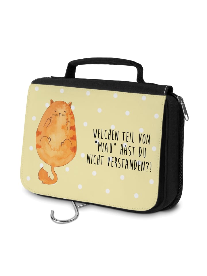 Mr. & Mrs. Panda Косметичка с изображением кота, показывающего средний палец, и надписью пастельно-желтого цвета
Mr. & Mrs. Panda Косметичка с изображением кота, показывающего средний палец, и надписью пастельно-желтого цвета