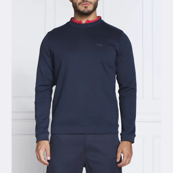 Толстовка стандартного кроя Salbo изогнутой формы Boss, синий
Толстовка стандартного кроя Salbo изогнутой формы Boss, синий