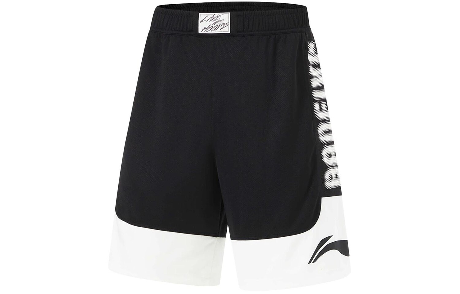 Badfive спортивные шорты мужские черные молочно-белые Lining, черный 
Badfive спортивные шорты мужские черные молочно-белые Lining, черный