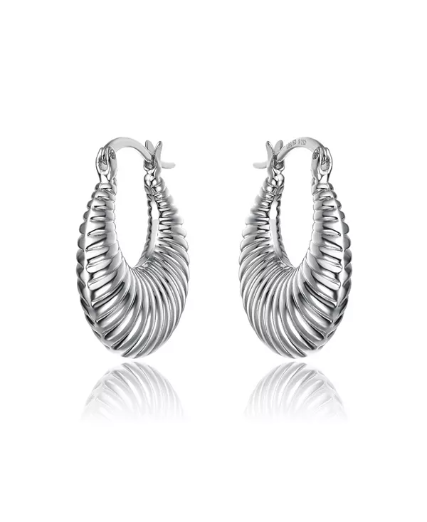 Длинные серьги-кольца в форме ракушки, покрытые белым золотом, 14-каратным золотом или 18-каратным розовым золотом Rachel Glauber, white
Длинные серьги-кольца в форме ракушки, покрытые белым золотом, 14-каратным золотом или 18-каратным розовым золотом Rachel Glauber, white