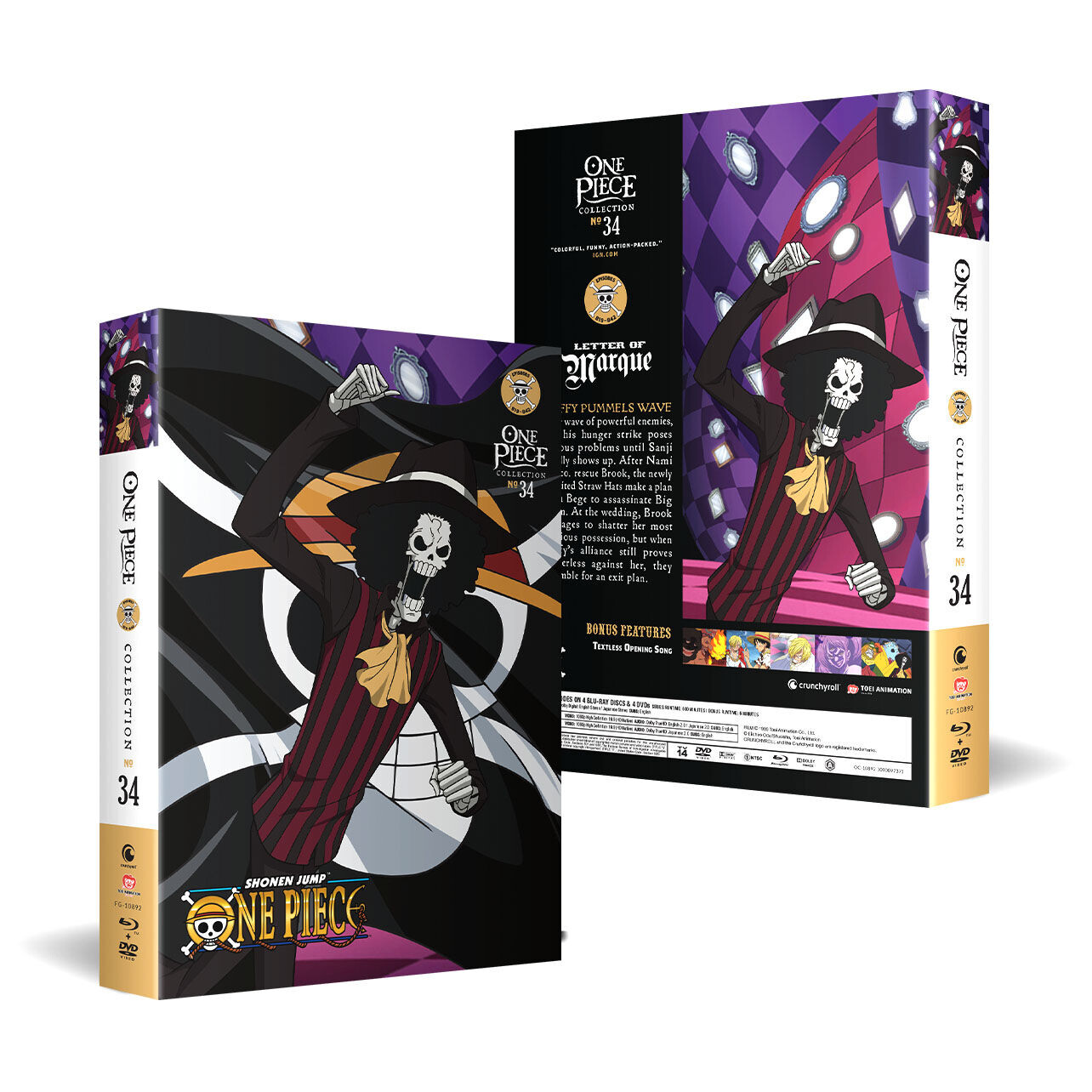 Blu-Ray диск One Piece - Collection 34 - Blu-ray + DVD
Blu-Ray диск One Piece - Collection 34 - Blu-ray + DVD