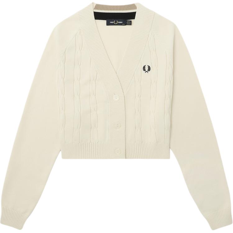 Вязаный укороченный кардиган FRED PERRY, Oat Ivx
Вязаный укороченный кардиган FRED PERRY, Oat Ivx