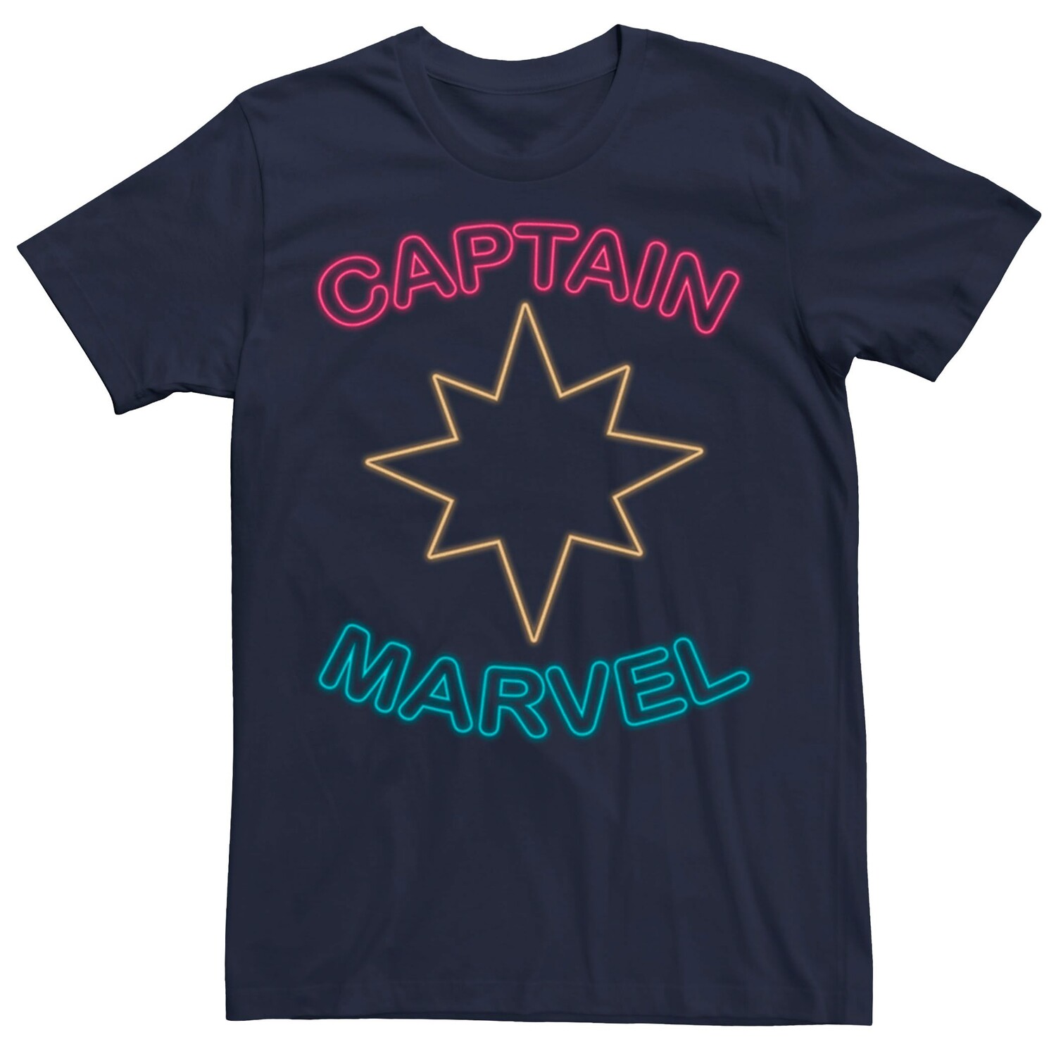 Мужская футболка с неоновым логотипом Marvel Captain Marvel Movie и графическим рисунком
Мужская футболка с неоновым логотипом Marvel Captain Marvel Movie и графическим рисунком